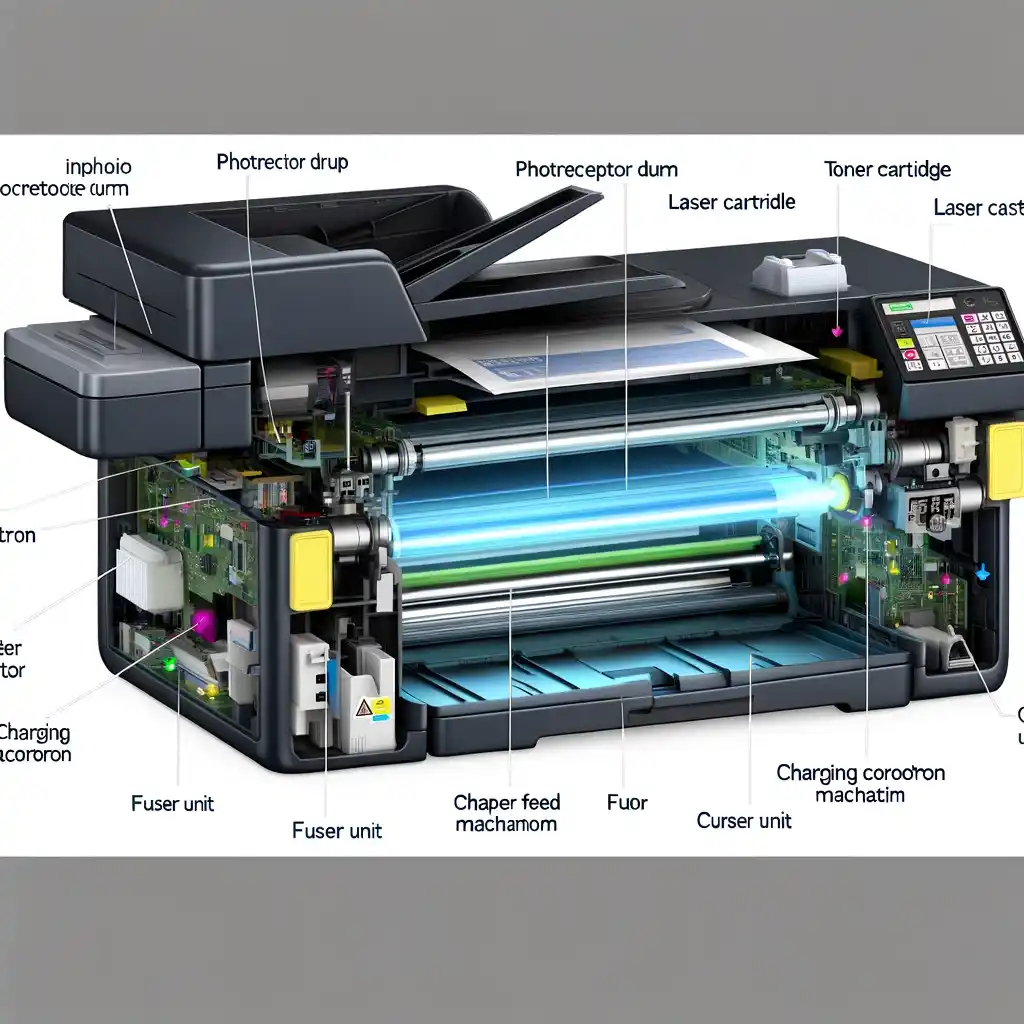 Будова лазерного принтера: Що за Що Відповідає