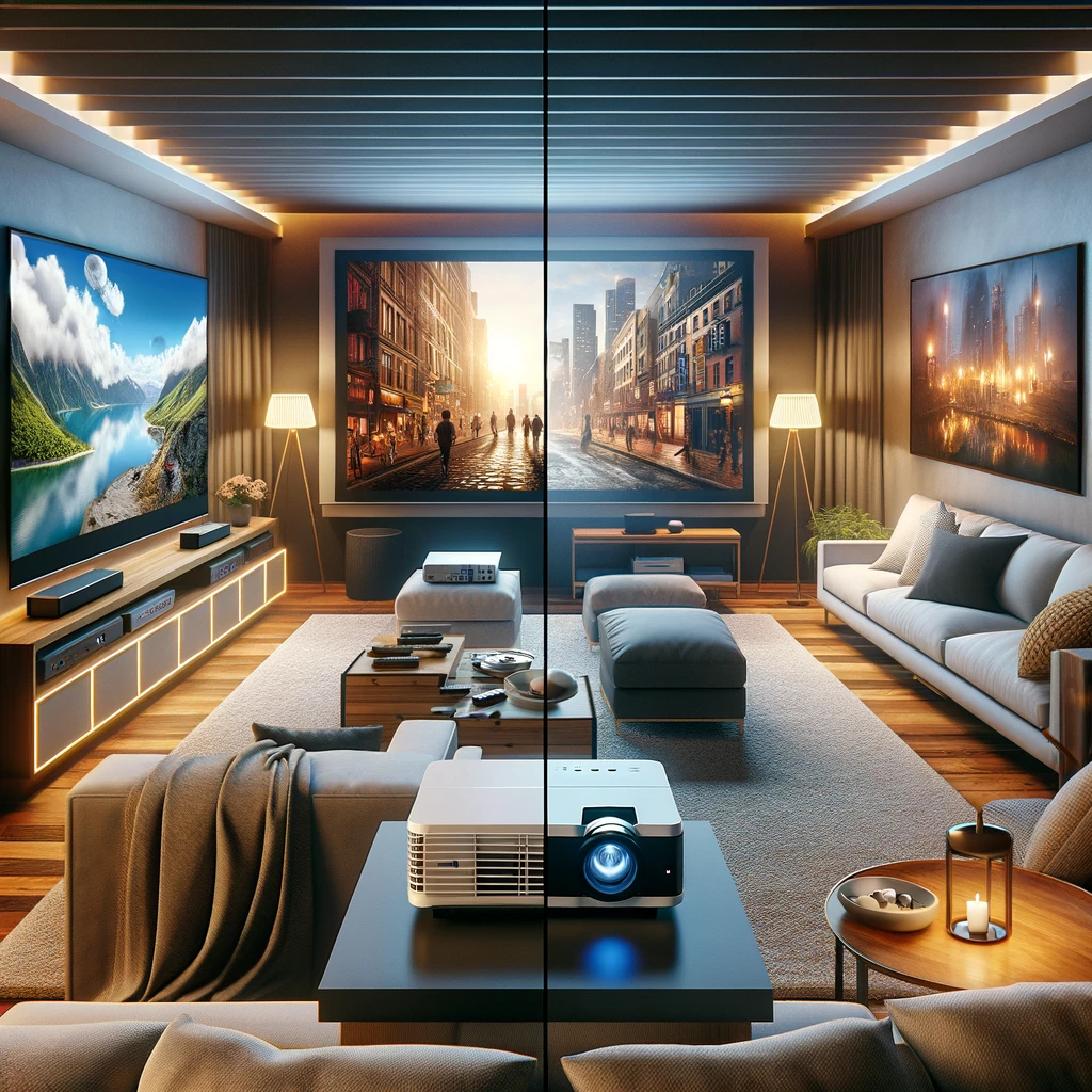 Телевізор чи проектор: Що краще для домашнього кінотеатру?